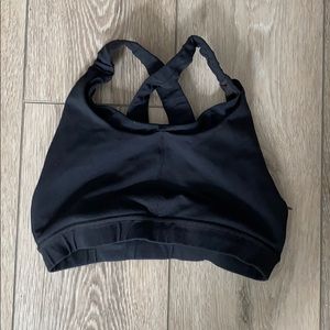 GLYDER Black Sports Bra